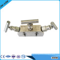 Stainless steel 3 way gas cylinder manifolds